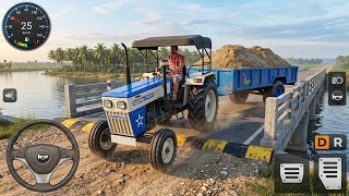 🔥 Indian Swaraj Tractor Heavy Load Speed Breaker Map 😱 | Bus Simulator Indonesia (BUSSID)