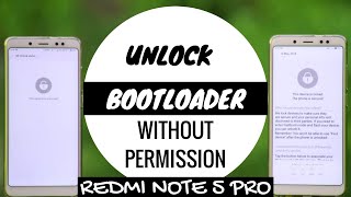 unlock bootloader redmi note 5 pro easily with old mi account