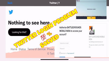 Twitter Login Problem Solved In BGMI | 100 % Working Trick