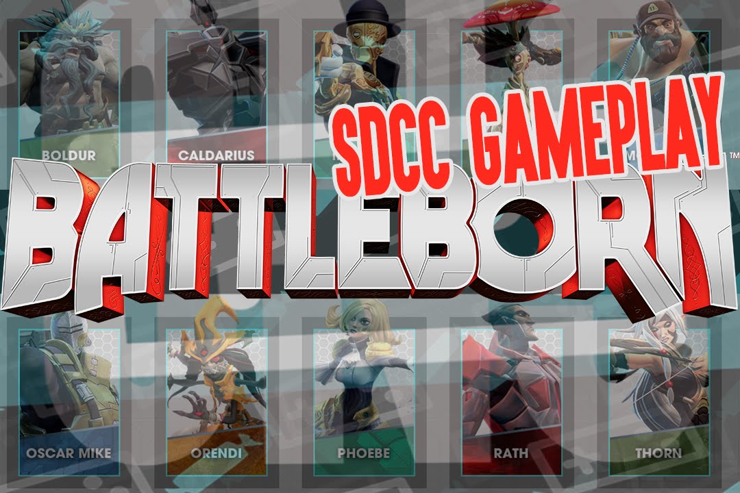 Battleborn Gameplay | SDCC Event |  Demo/playtest Footage