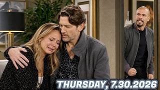 FULL - The Young And the Restless 7/30/2026 | Y&R Spoilers THURSDAY, July 30