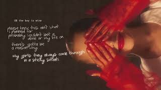 Ariana Grande - the boy is mine (lyric visualizer)