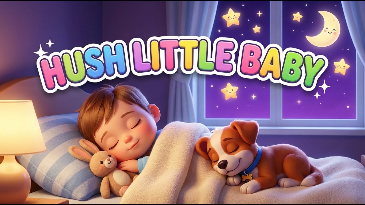 LULLABY FOR BABIES TO SLEEP FAST 😴 Sleepy Time (3D Nursery Rhyme)