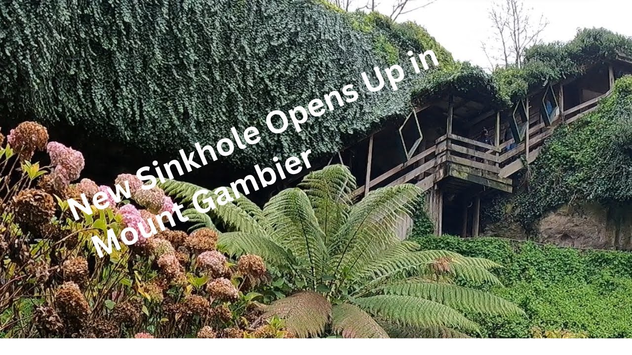 NEW sink hole in Mt Gambier