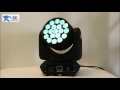 19PCS 12W Moving Head Wash Light