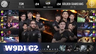 TSM vs Golden Guardians | Week 9 Day 1 S10 LCS Summer 2020 | TSM vs GG W9D1