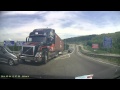 ДТП тягач Volvo со зверскими тормозами ::Crash:: Volvo Truck with amazing brakes