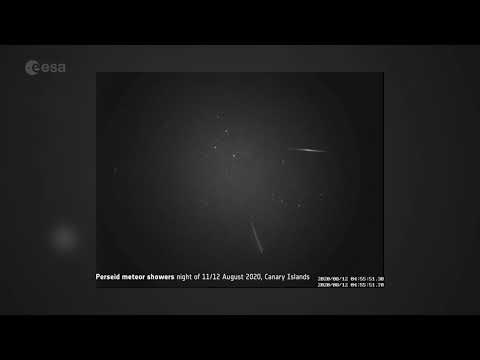 Vídeo: Captura De Vídeo Irreal Do Perseid Meteor Shower