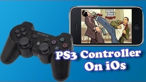 How to connect your ps3 controller to your iPhone.