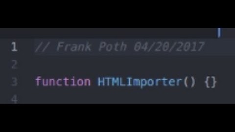 Import HTML Templates Using AJAX!