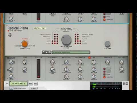 Propellerhead Reason: Radical Piano as a Send Effect