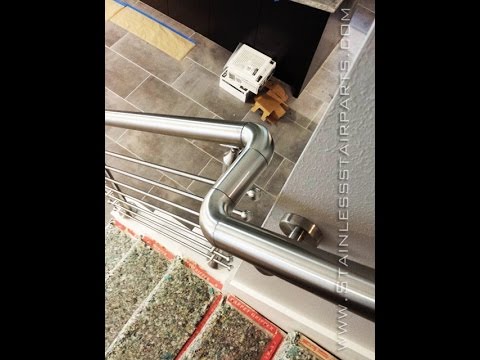 Stainless Steel Stair Parts Modern Stairs Glass &