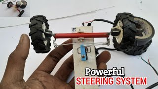 How to make tractor steering system || powerful steering system बनाया गया है