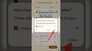 Clear Cached Images &amp; Files Android 🚀 Fix Storage Fast #shorts