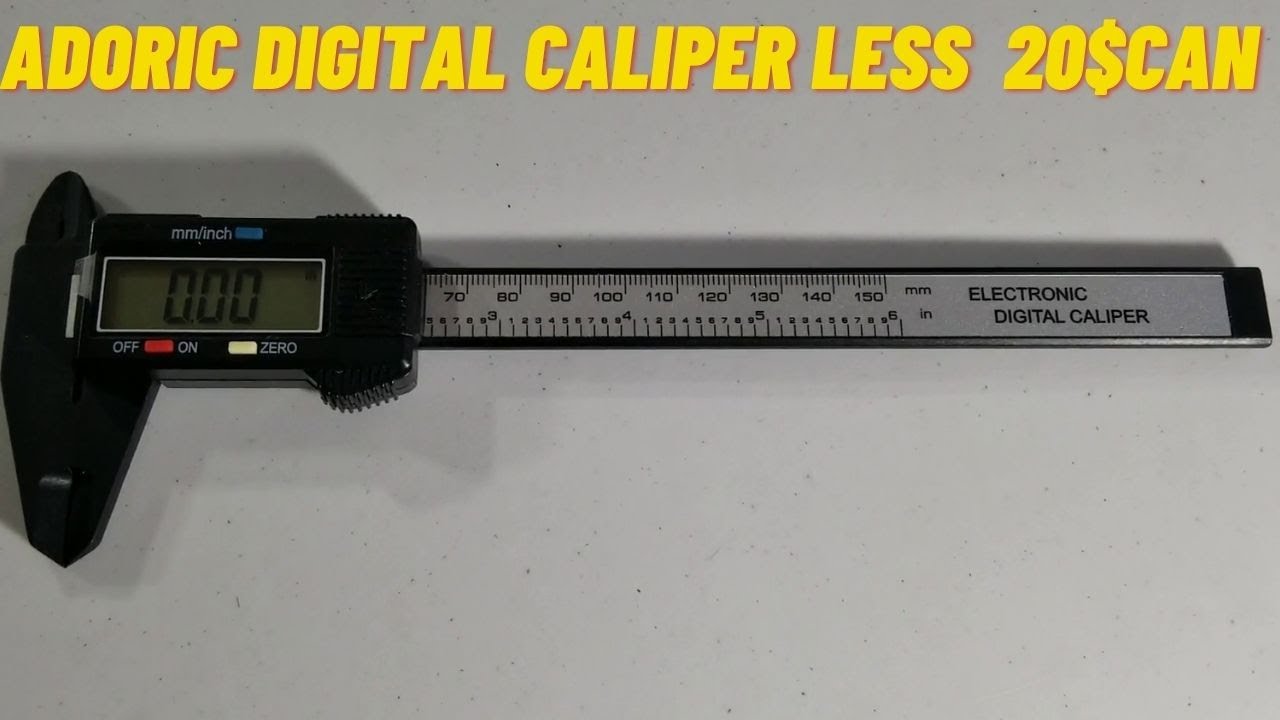 DIGITAL CALIPER ADORIC TEST AMAZONTECH REVIEW VLOG CARTOOL YouTube