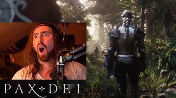 New MMO with ULTRA REALISTIC Graphics "Pax Dei" TRAILER [UE5] | Asmongold Reacts