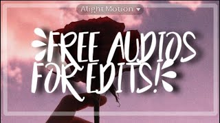 || free audios for edits ✧ nightshade audios ✧ give credit ! ||