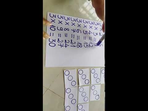 Video Bí quyết học bảng cửu chương 3 dễ nhớ nhất - youtube