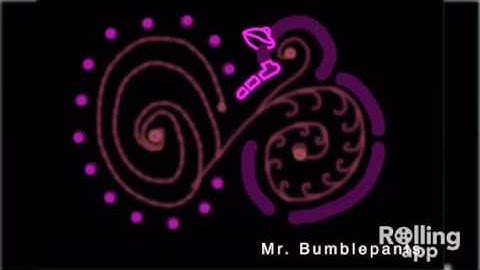 Glowing Art: Abstract Snail Quail