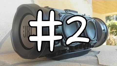 JBL Charge 3 - Bass test (disassembled) #2