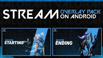 How to make a Stream Overlay Pack On Android using Ps-touch and kinemaster || stream pack
