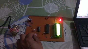 temperature cantroled DC fan using 8051 and LM 35 sensor