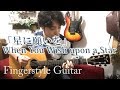 (TAB有)ピノキオ「星に願いを」When You Wish upon a Star  fingerstyle solo guitar by龍藏Ryuzo