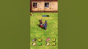 Elite Fire Lancer (Jurchens) vs Elite Huskarl | The Three Kingdoms | AoE2 #Shorts