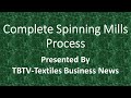 Complete spinning mills process introduction of spinning mills or yarn production