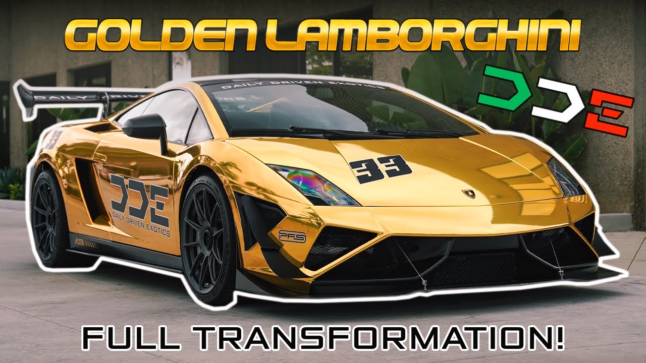 WRAPPING A LAMBORGHINI GOLD FOR DAILY DRIVEN EXOTICS! 1 of 50 ...