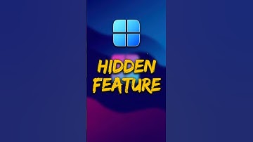 New Windows Hidden Feature 2025
