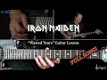 Wasted Years Guitar Lesson - Iron Maiden