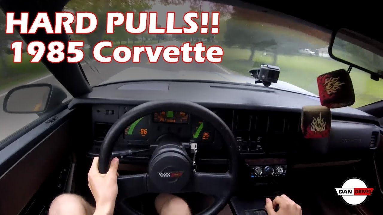 HARD PULLS IN A 1985 CORVETTE!!