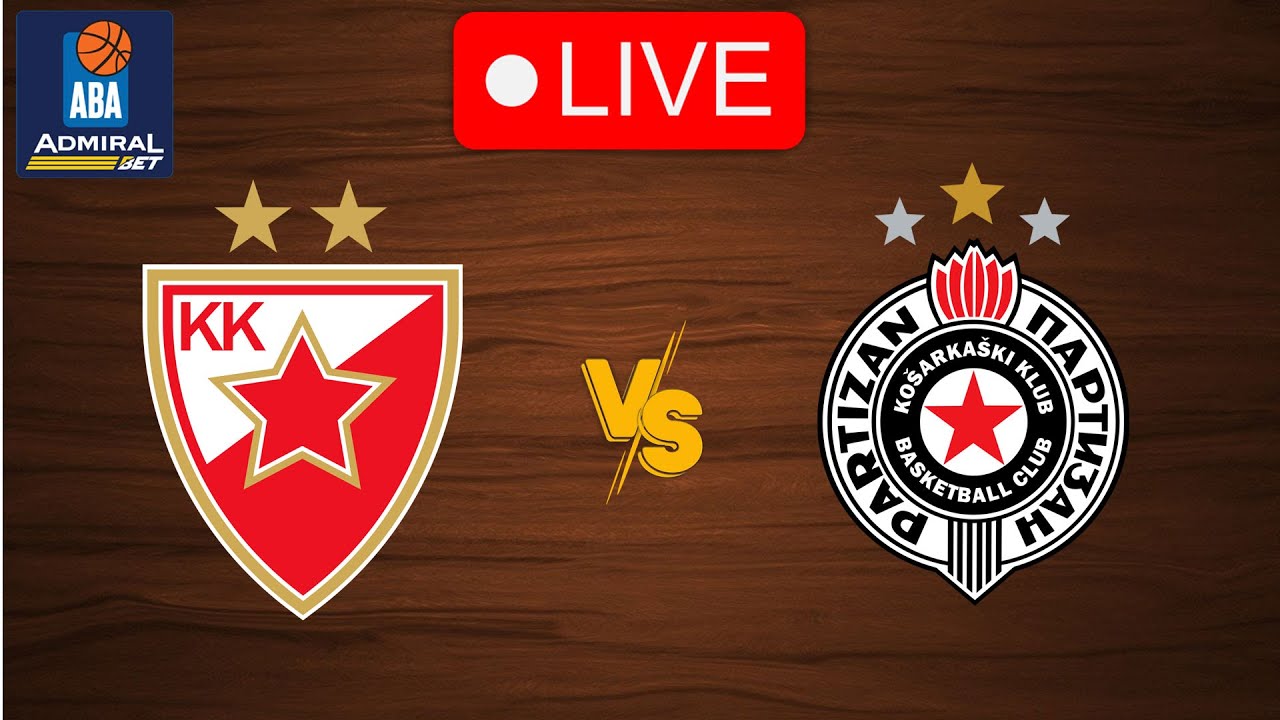 🔴 Live Crvena zvezda vs Partizan Live Play By Play Scoreboard