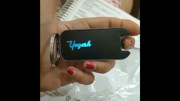 Led name key chain