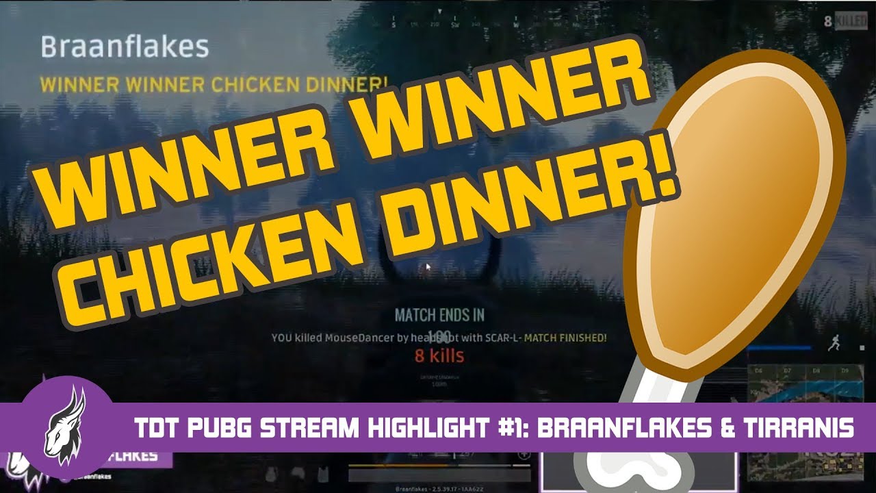 QUICK CHICKEN DINNER: Team DoubleTap PUBG Stream Highlight #2: Braanflakes