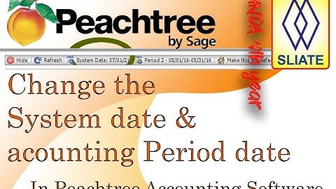 How to Change the system date & accounting period | HNDA| Video 8