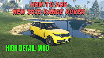 How to Add New Range Rover 2023 Autobiography in GTA 5 | High detailed mod | In just 4 minutes