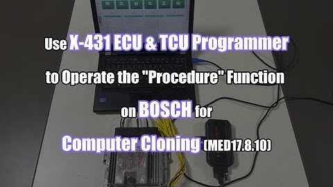 Use X-431 ECU Programmer to Operate the 