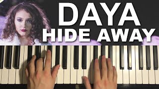 How To Play - Daya - Hide Away (Piano Tutorial Lesson)