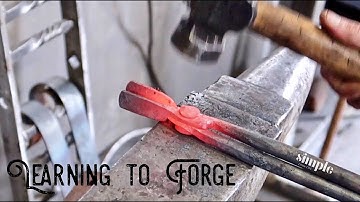 Forging my First pair of Tongs at Dragon