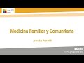 Medicina Familiar y Comunitaria Jornadas Post MIR 2020 (25/02/2020)