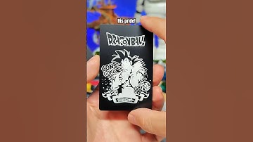 A Saiyan always keeps his pride#diy #laserengraving #cards #dragonball  # #goku