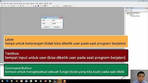Visual Basic - Tahapan awal membuat program/mendesain form