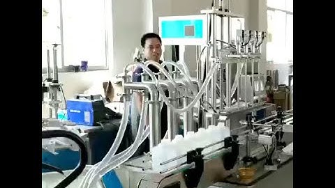 piston filler, Semi auto paste filling machine, cream filling, lotion filling, viscous paste filler