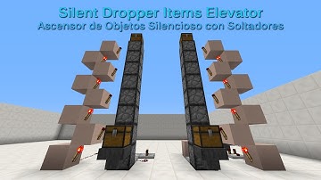 MC 1.12 - Silent Dropper Items Elevator + Explanation - Tutorial