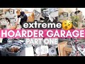 NEW! EXTREME GARAGE CLEANING, DECLUTTERING + ORGANIZING PART ONE | 2021 Extreme Cleaning Motivation