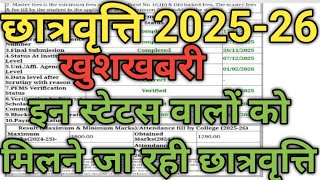Big Update- Up Scholarship Status 2025-26-Pending Dwo,Uid Is Disable -कब मलग छतरवतत ?
