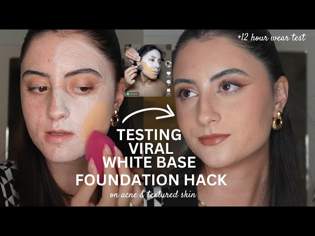 Woman Claims Adding White Base to Foundation Makes face Look Like