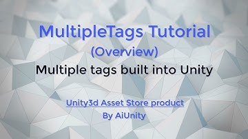 MultipleTags tutorial (Overview) - Multiple tags using the existing Unity tag system